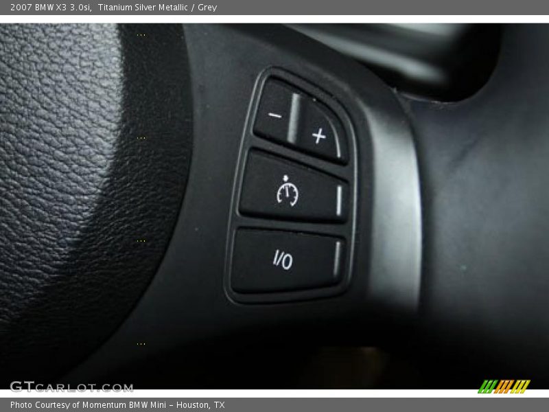 Titanium Silver Metallic / Grey 2007 BMW X3 3.0si