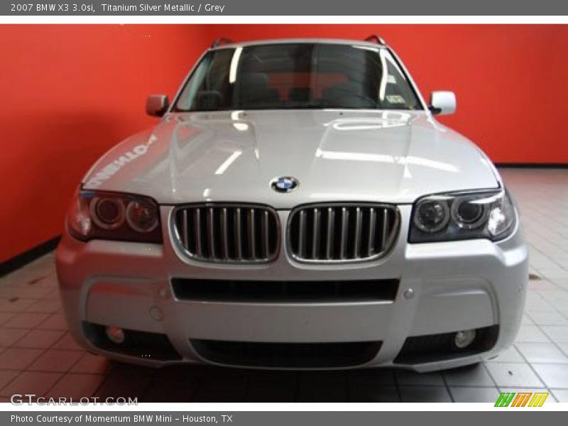 Titanium Silver Metallic / Grey 2007 BMW X3 3.0si