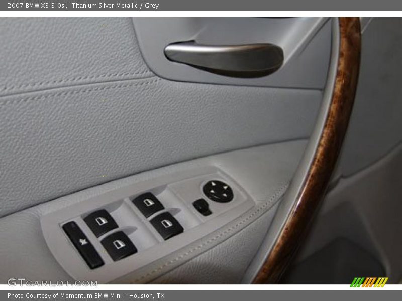 Titanium Silver Metallic / Grey 2007 BMW X3 3.0si