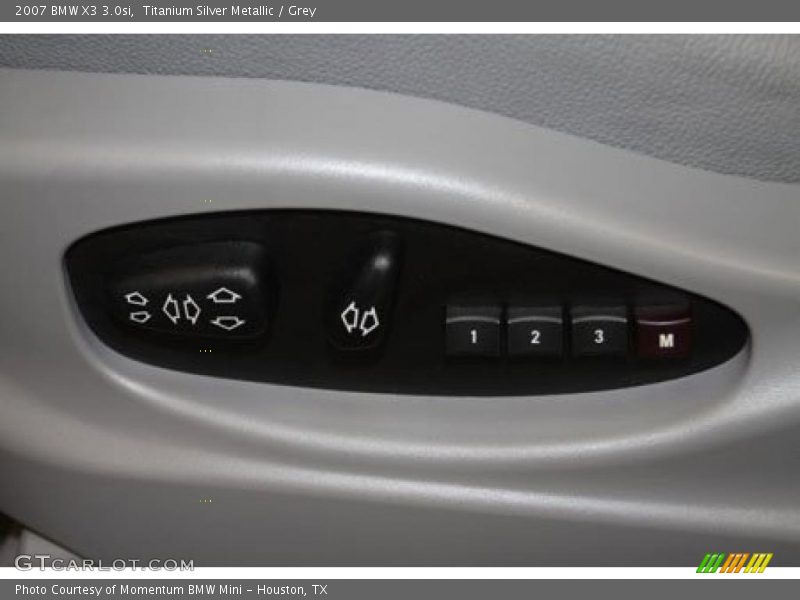 Titanium Silver Metallic / Grey 2007 BMW X3 3.0si