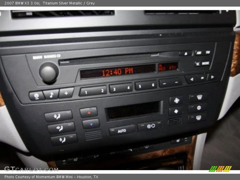 Titanium Silver Metallic / Grey 2007 BMW X3 3.0si