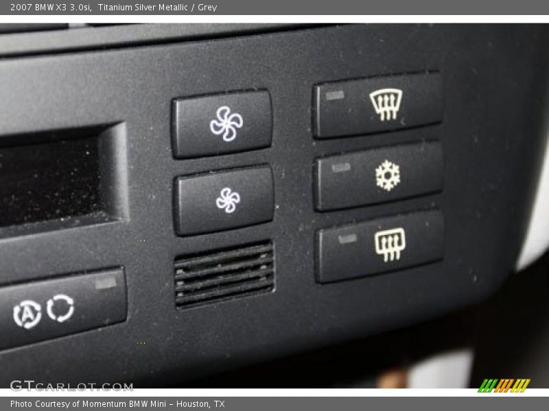 Titanium Silver Metallic / Grey 2007 BMW X3 3.0si