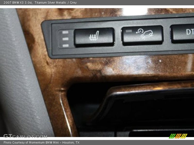 Titanium Silver Metallic / Grey 2007 BMW X3 3.0si
