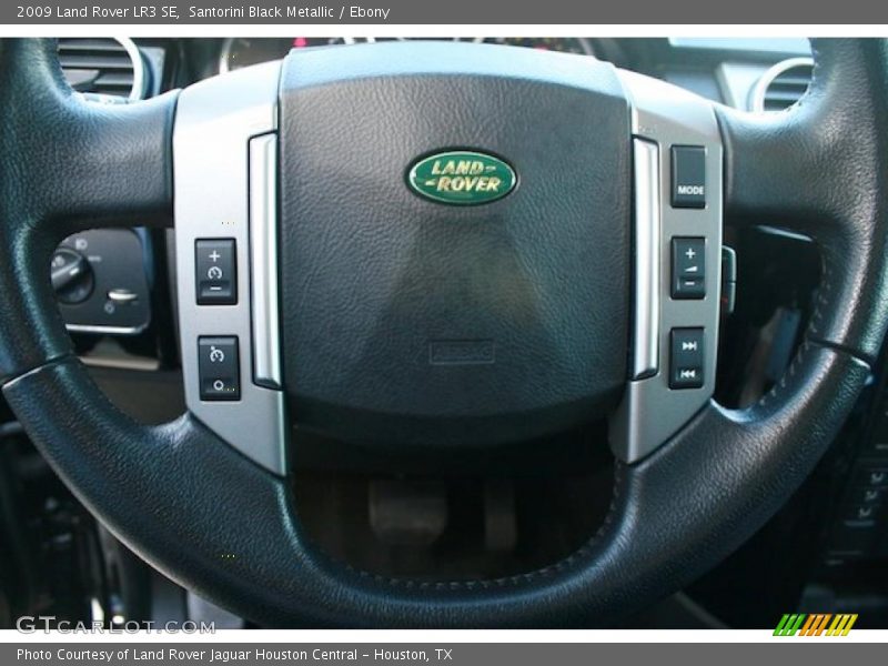Santorini Black Metallic / Ebony 2009 Land Rover LR3 SE