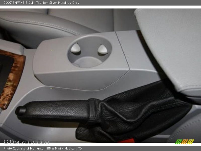 Titanium Silver Metallic / Grey 2007 BMW X3 3.0si