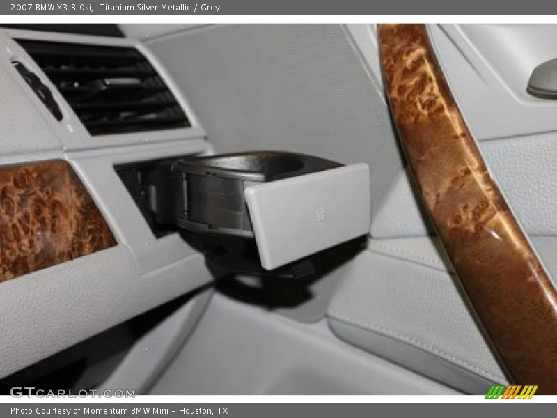 Titanium Silver Metallic / Grey 2007 BMW X3 3.0si