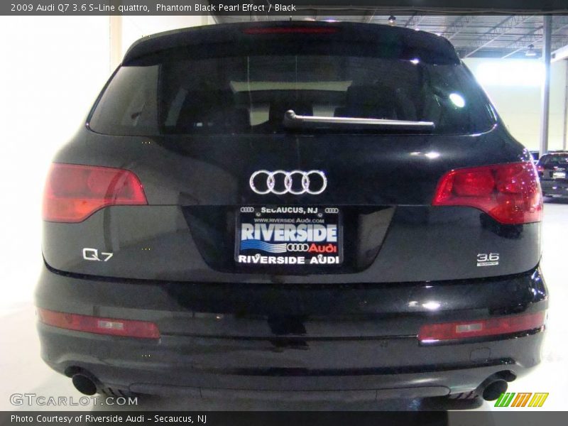 Phantom Black Pearl Effect / Black 2009 Audi Q7 3.6 S-Line quattro