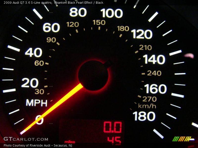 Phantom Black Pearl Effect / Black 2009 Audi Q7 3.6 S-Line quattro