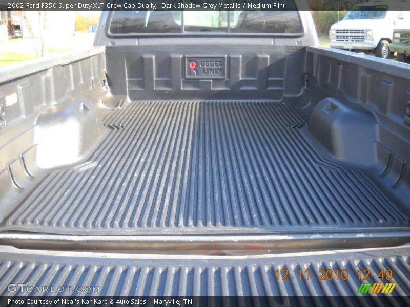 Dark Shadow Grey Metallic / Medium Flint 2002 Ford F350 Super Duty XLT Crew Cab Dually