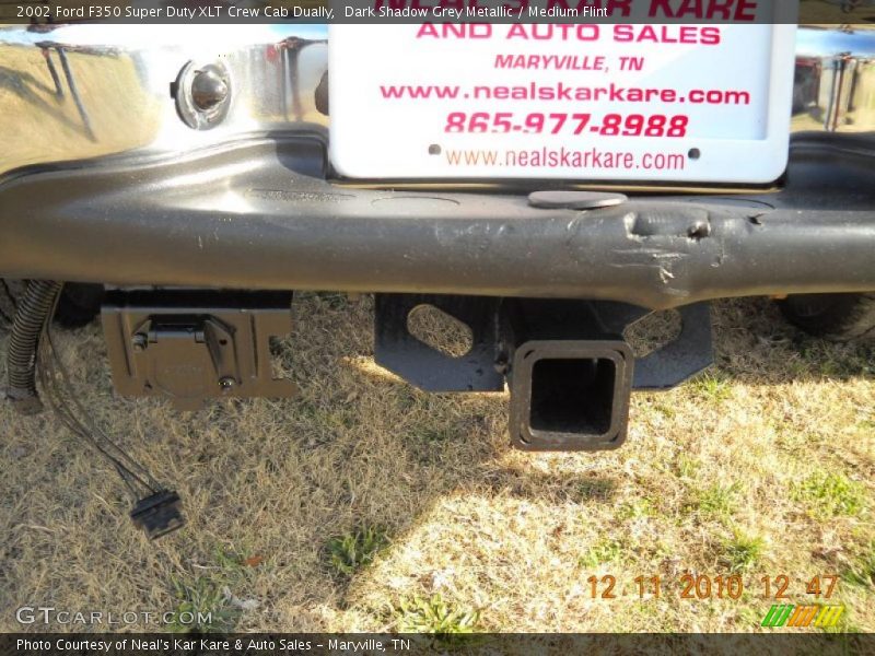 Dark Shadow Grey Metallic / Medium Flint 2002 Ford F350 Super Duty XLT Crew Cab Dually
