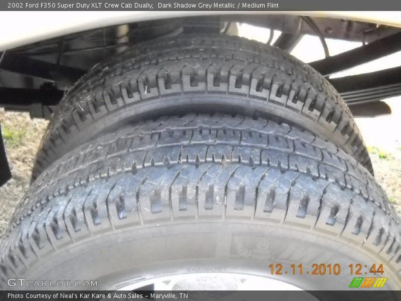 Dark Shadow Grey Metallic / Medium Flint 2002 Ford F350 Super Duty XLT Crew Cab Dually