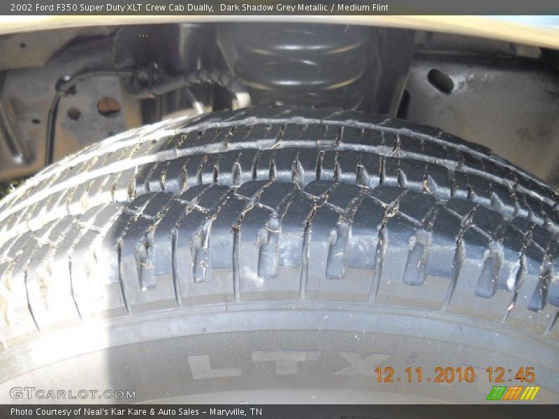 Dark Shadow Grey Metallic / Medium Flint 2002 Ford F350 Super Duty XLT Crew Cab Dually
