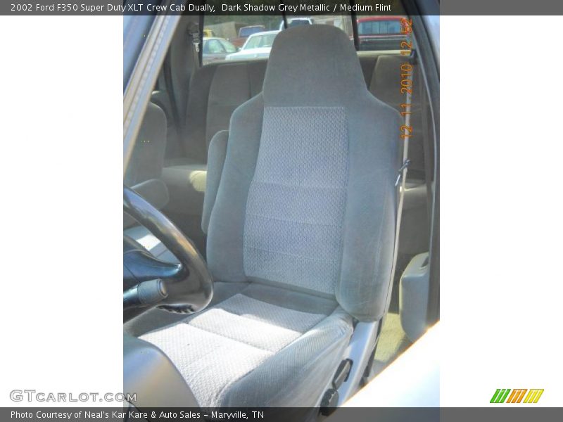  2002 F350 Super Duty XLT Crew Cab Dually Medium Flint Interior