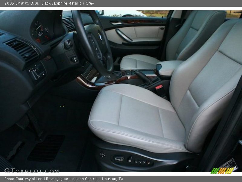 Black Sapphire Metallic / Grey 2005 BMW X5 3.0i