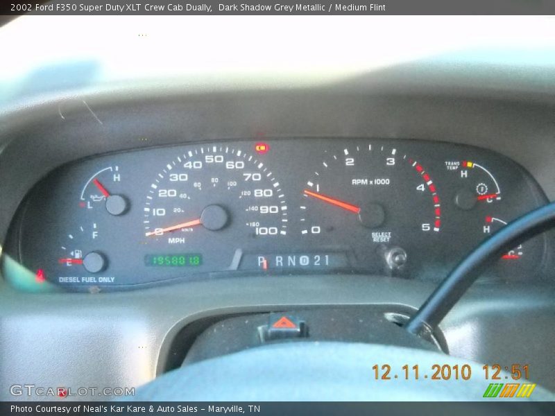  2002 F350 Super Duty XLT Crew Cab Dually XLT Crew Cab Dually Gauges