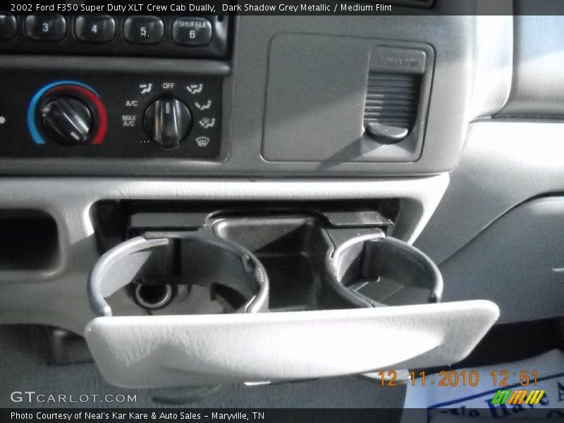 Dark Shadow Grey Metallic / Medium Flint 2002 Ford F350 Super Duty XLT Crew Cab Dually