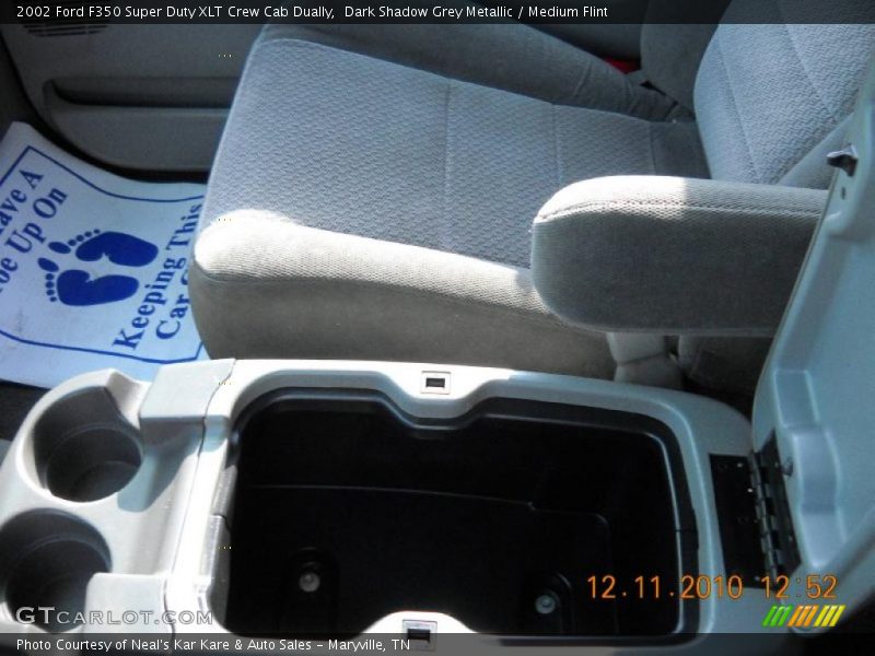 Dark Shadow Grey Metallic / Medium Flint 2002 Ford F350 Super Duty XLT Crew Cab Dually