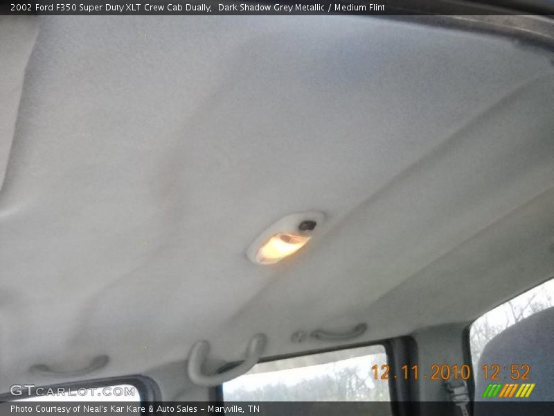 Dark Shadow Grey Metallic / Medium Flint 2002 Ford F350 Super Duty XLT Crew Cab Dually