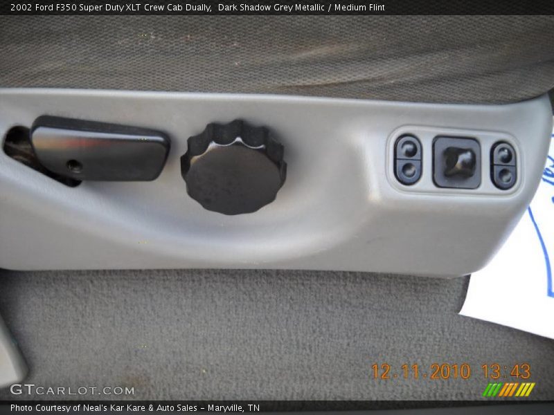Dark Shadow Grey Metallic / Medium Flint 2002 Ford F350 Super Duty XLT Crew Cab Dually