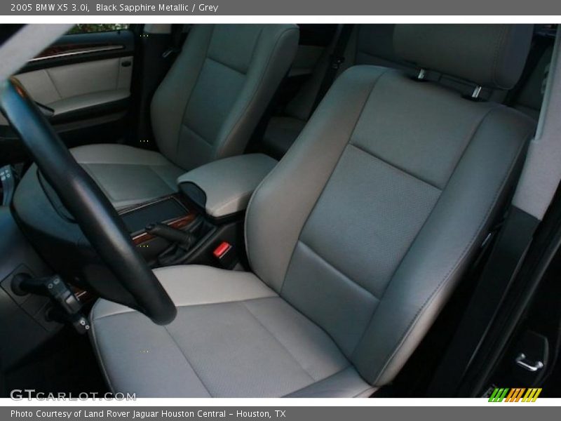 Black Sapphire Metallic / Grey 2005 BMW X5 3.0i