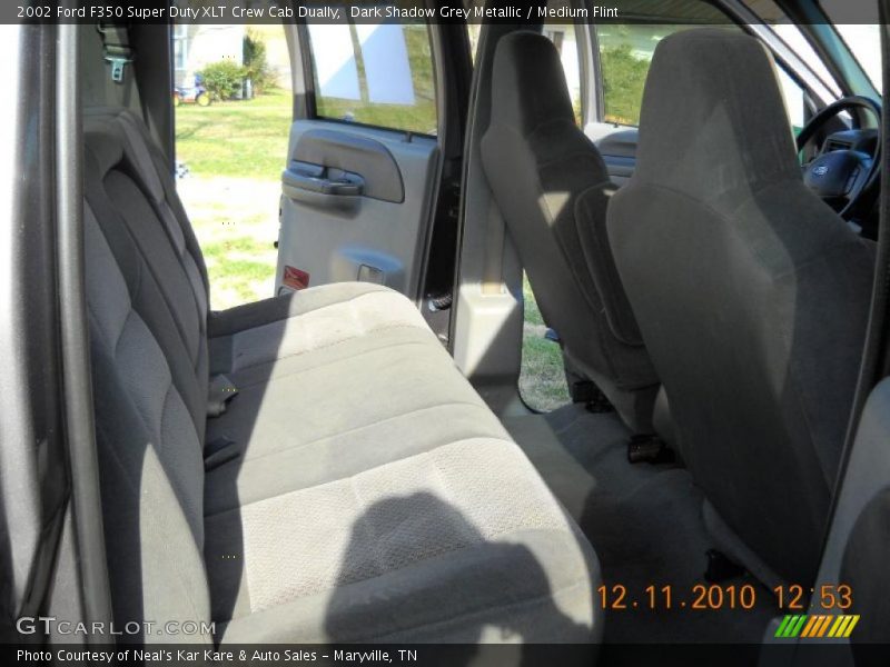  2002 F350 Super Duty XLT Crew Cab Dually Medium Flint Interior