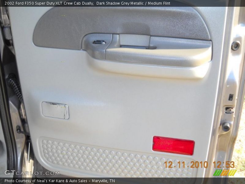 Dark Shadow Grey Metallic / Medium Flint 2002 Ford F350 Super Duty XLT Crew Cab Dually