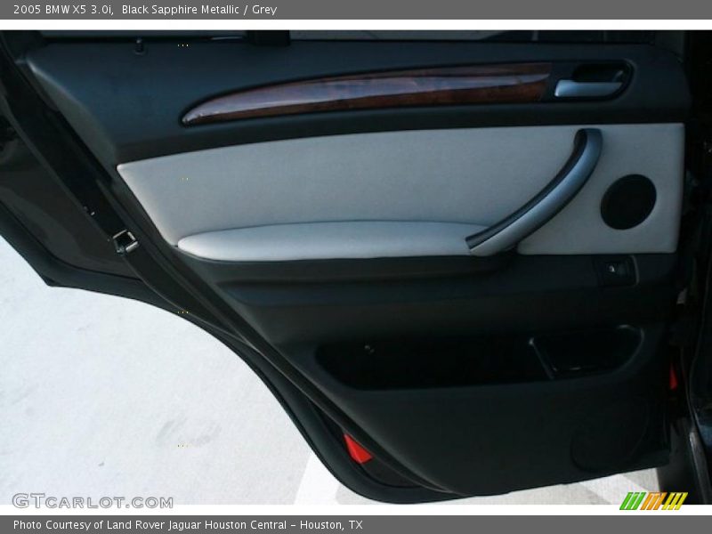 Black Sapphire Metallic / Grey 2005 BMW X5 3.0i