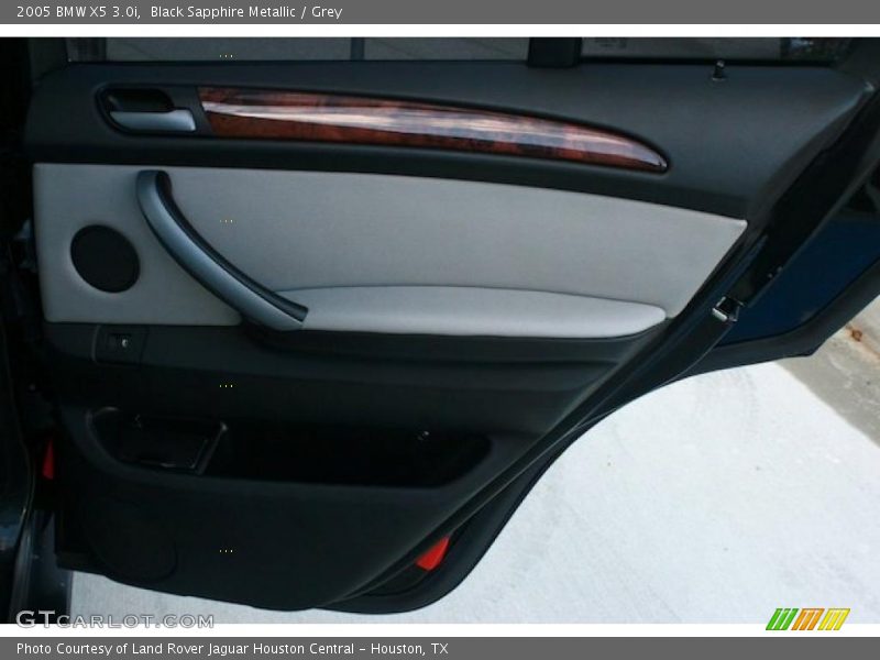 Black Sapphire Metallic / Grey 2005 BMW X5 3.0i