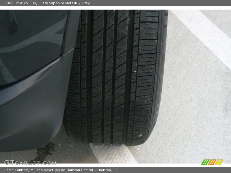 Black Sapphire Metallic / Grey 2005 BMW X5 3.0i