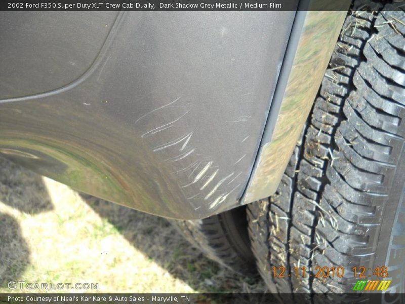Dark Shadow Grey Metallic / Medium Flint 2002 Ford F350 Super Duty XLT Crew Cab Dually