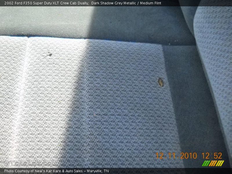 Dark Shadow Grey Metallic / Medium Flint 2002 Ford F350 Super Duty XLT Crew Cab Dually