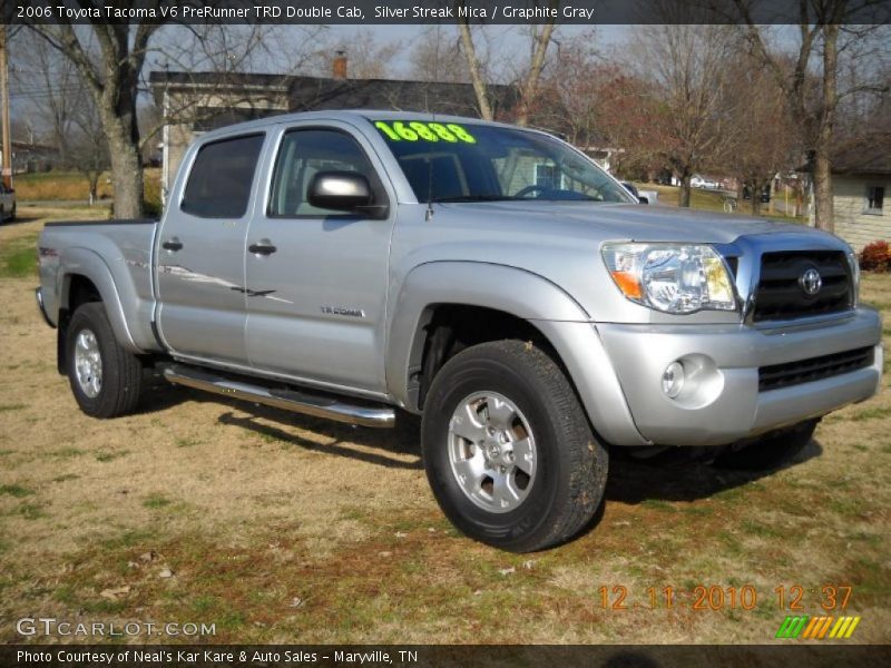 Silver Streak Mica / Graphite Gray 2006 Toyota Tacoma V6 PreRunner TRD Double Cab