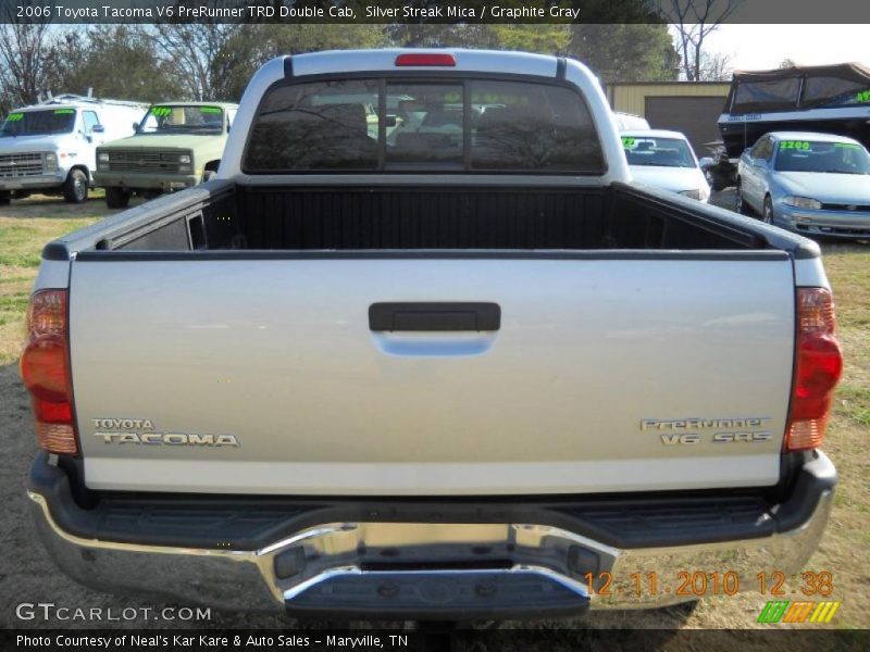 Silver Streak Mica / Graphite Gray 2006 Toyota Tacoma V6 PreRunner TRD Double Cab