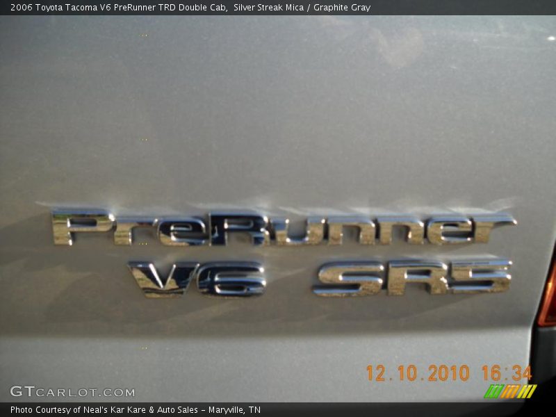 Silver Streak Mica / Graphite Gray 2006 Toyota Tacoma V6 PreRunner TRD Double Cab
