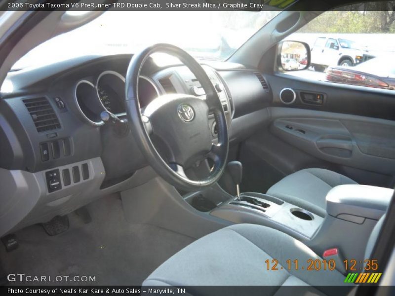 Silver Streak Mica / Graphite Gray 2006 Toyota Tacoma V6 PreRunner TRD Double Cab