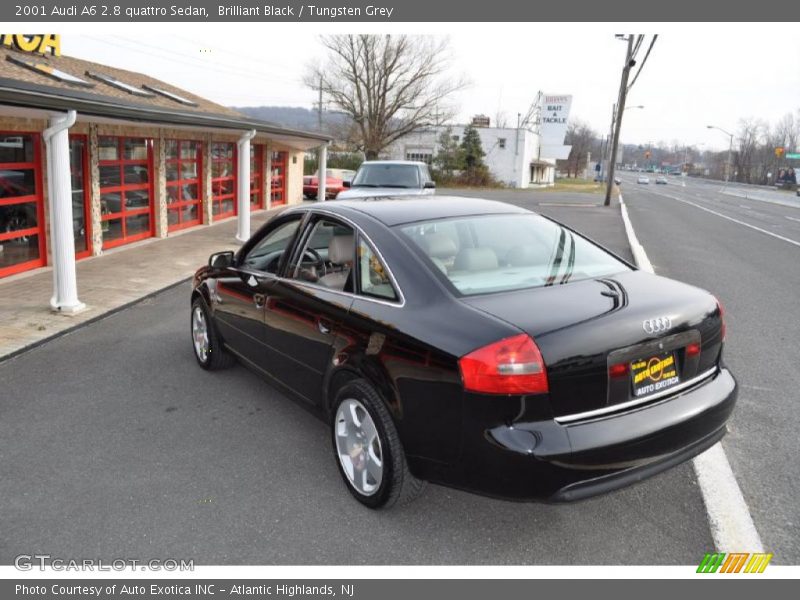 Brilliant Black / Tungsten Grey 2001 Audi A6 2.8 quattro Sedan