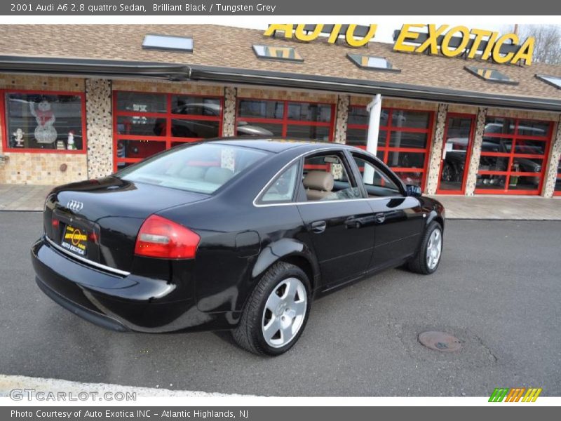 Brilliant Black / Tungsten Grey 2001 Audi A6 2.8 quattro Sedan