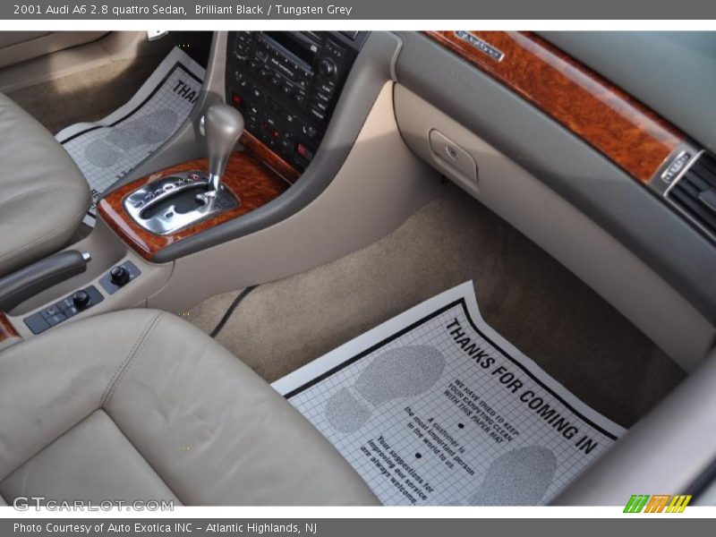 Brilliant Black / Tungsten Grey 2001 Audi A6 2.8 quattro Sedan