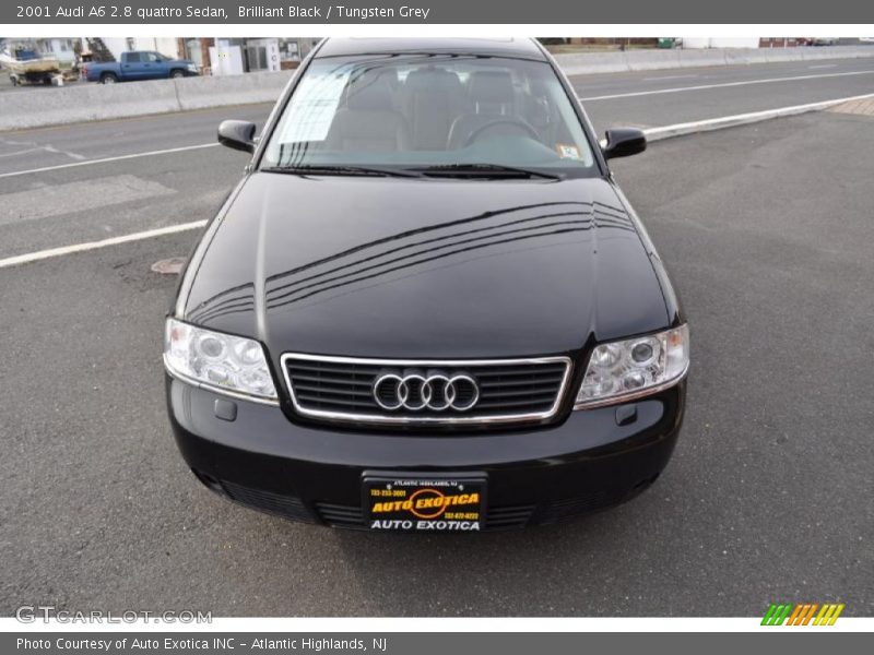 Brilliant Black / Tungsten Grey 2001 Audi A6 2.8 quattro Sedan