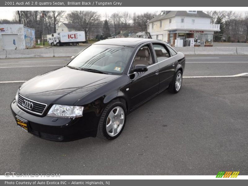 Brilliant Black / Tungsten Grey 2001 Audi A6 2.8 quattro Sedan