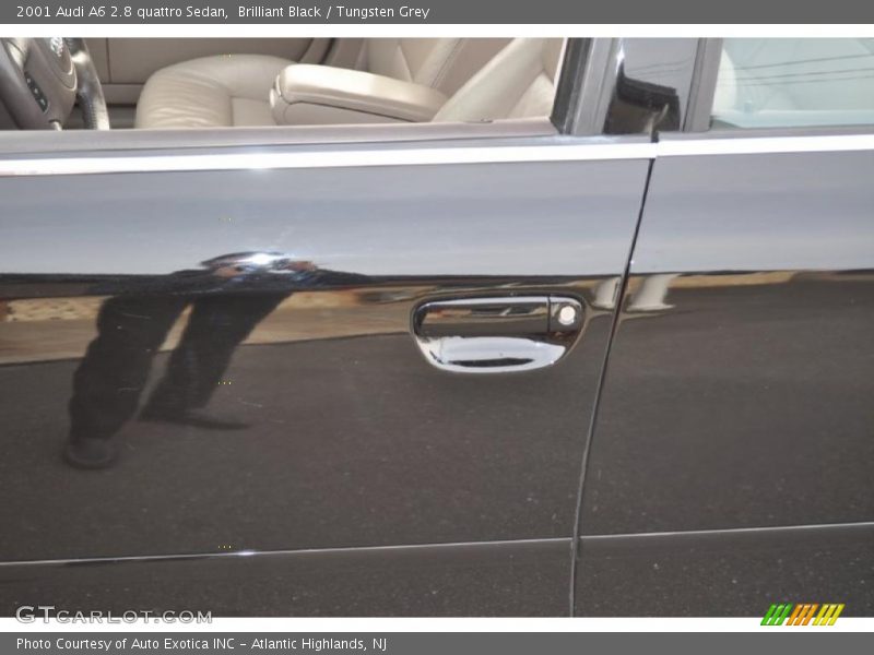 Brilliant Black / Tungsten Grey 2001 Audi A6 2.8 quattro Sedan