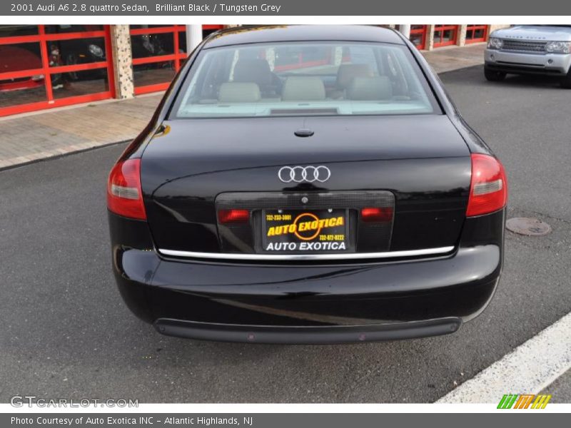 Brilliant Black / Tungsten Grey 2001 Audi A6 2.8 quattro Sedan