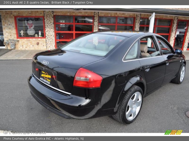 Brilliant Black / Tungsten Grey 2001 Audi A6 2.8 quattro Sedan