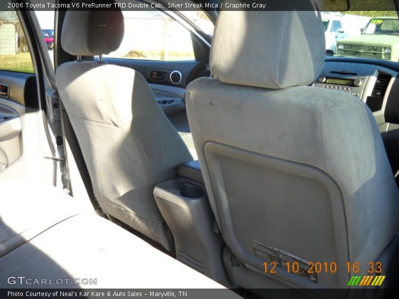 Silver Streak Mica / Graphite Gray 2006 Toyota Tacoma V6 PreRunner TRD Double Cab