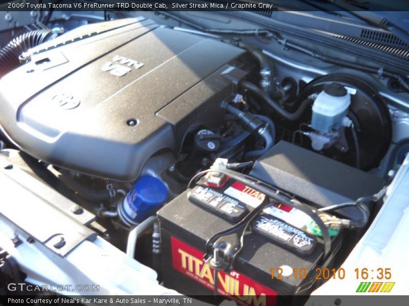 Silver Streak Mica / Graphite Gray 2006 Toyota Tacoma V6 PreRunner TRD Double Cab