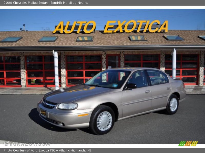 Sandrift Metallic / Neutral 2000 Chevrolet Malibu Sedan