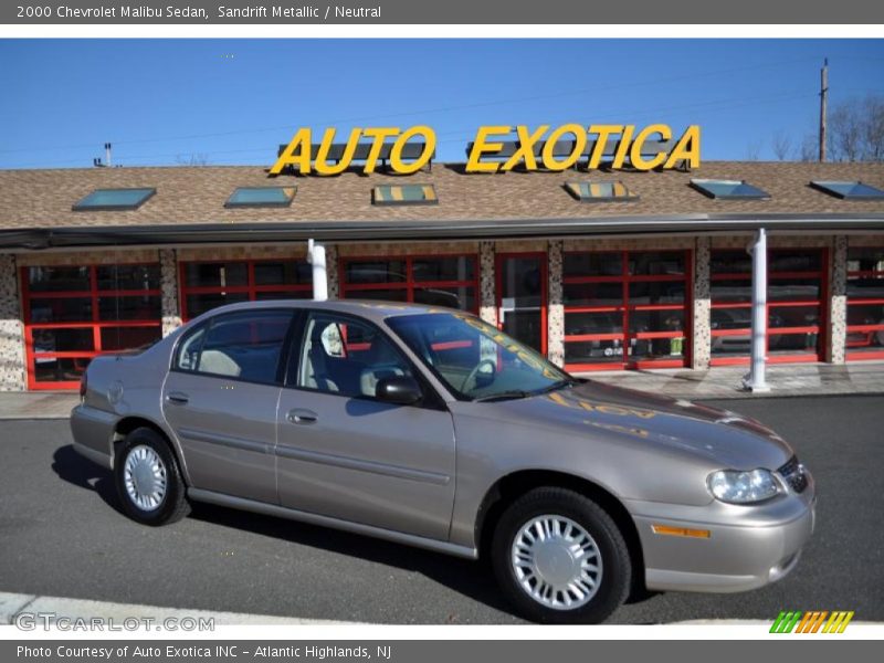 Sandrift Metallic / Neutral 2000 Chevrolet Malibu Sedan