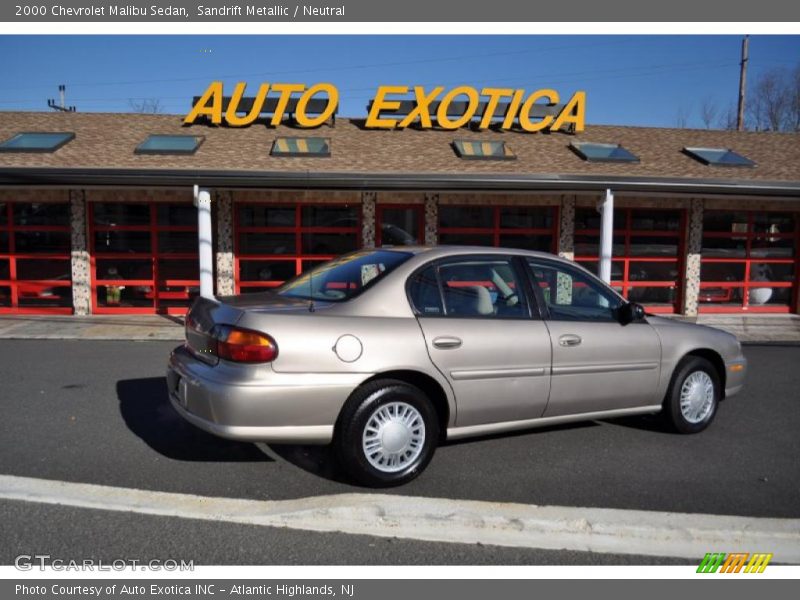Sandrift Metallic / Neutral 2000 Chevrolet Malibu Sedan