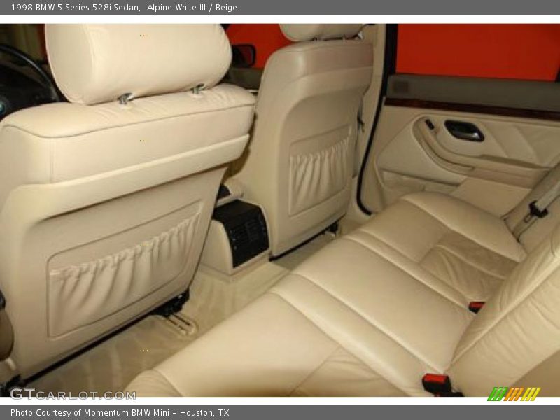  1998 5 Series 528i Sedan Beige Interior