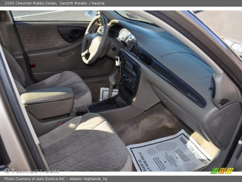 Sandrift Metallic / Neutral 2000 Chevrolet Malibu Sedan